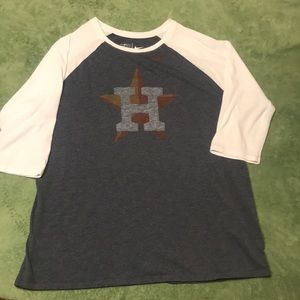Houston Astros baseball tee